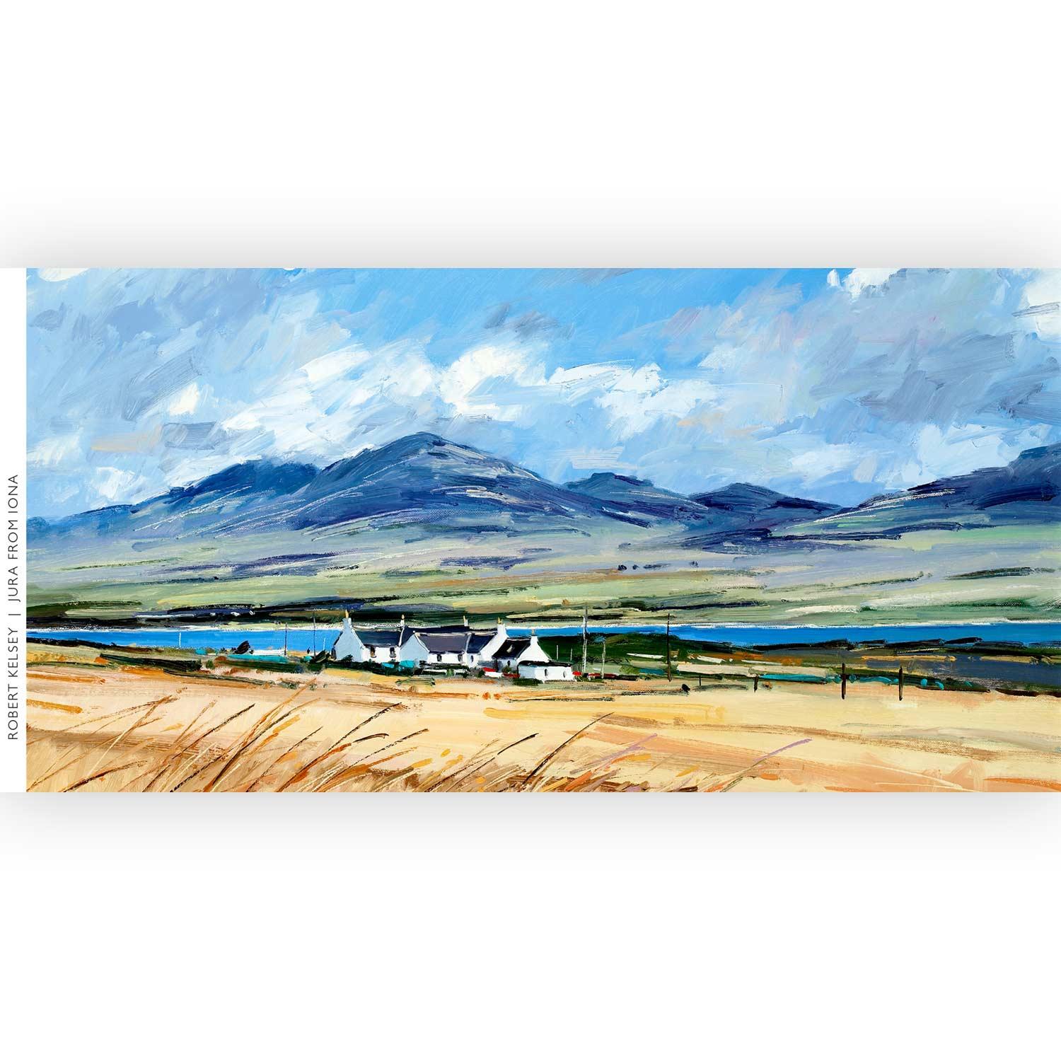 Jura from Islay by artist Robert Kelsey
