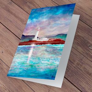 Lismore Light Greeting Card from an original painting by artist Lee Scammacca