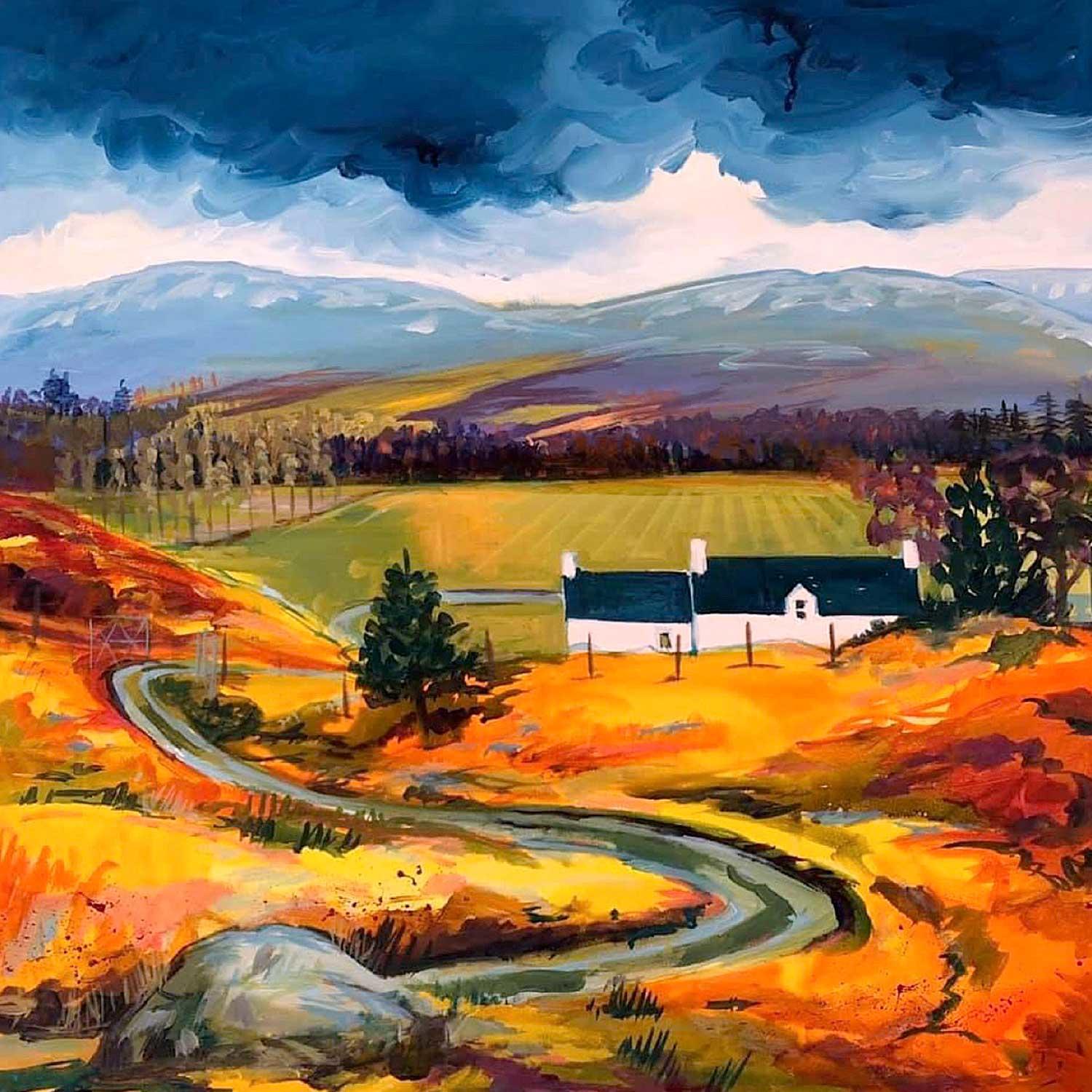 Day on the Hill, Coul Laggan by Ann Vastano