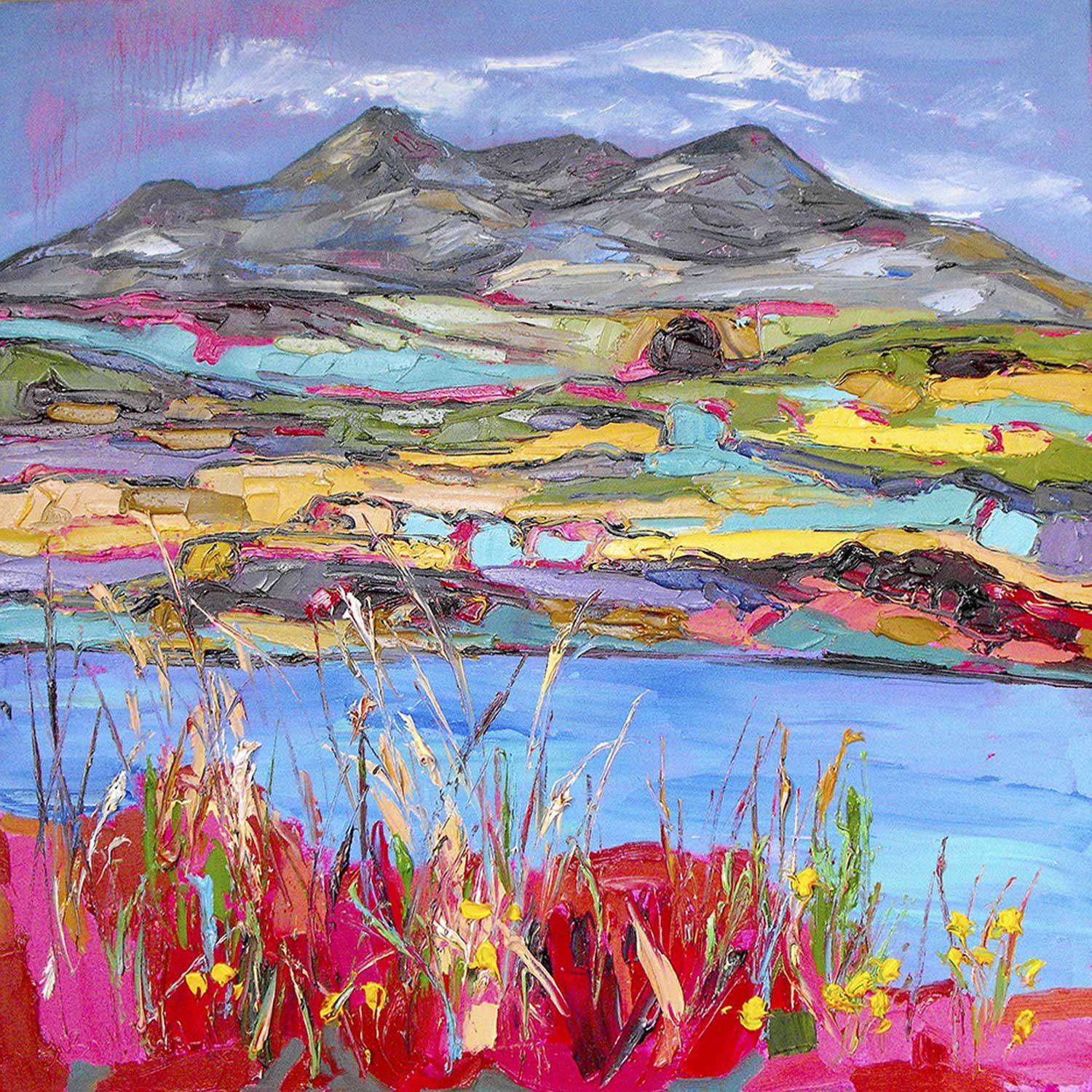 Small Loch at Sligachan,Skye by Judith I Bridgland