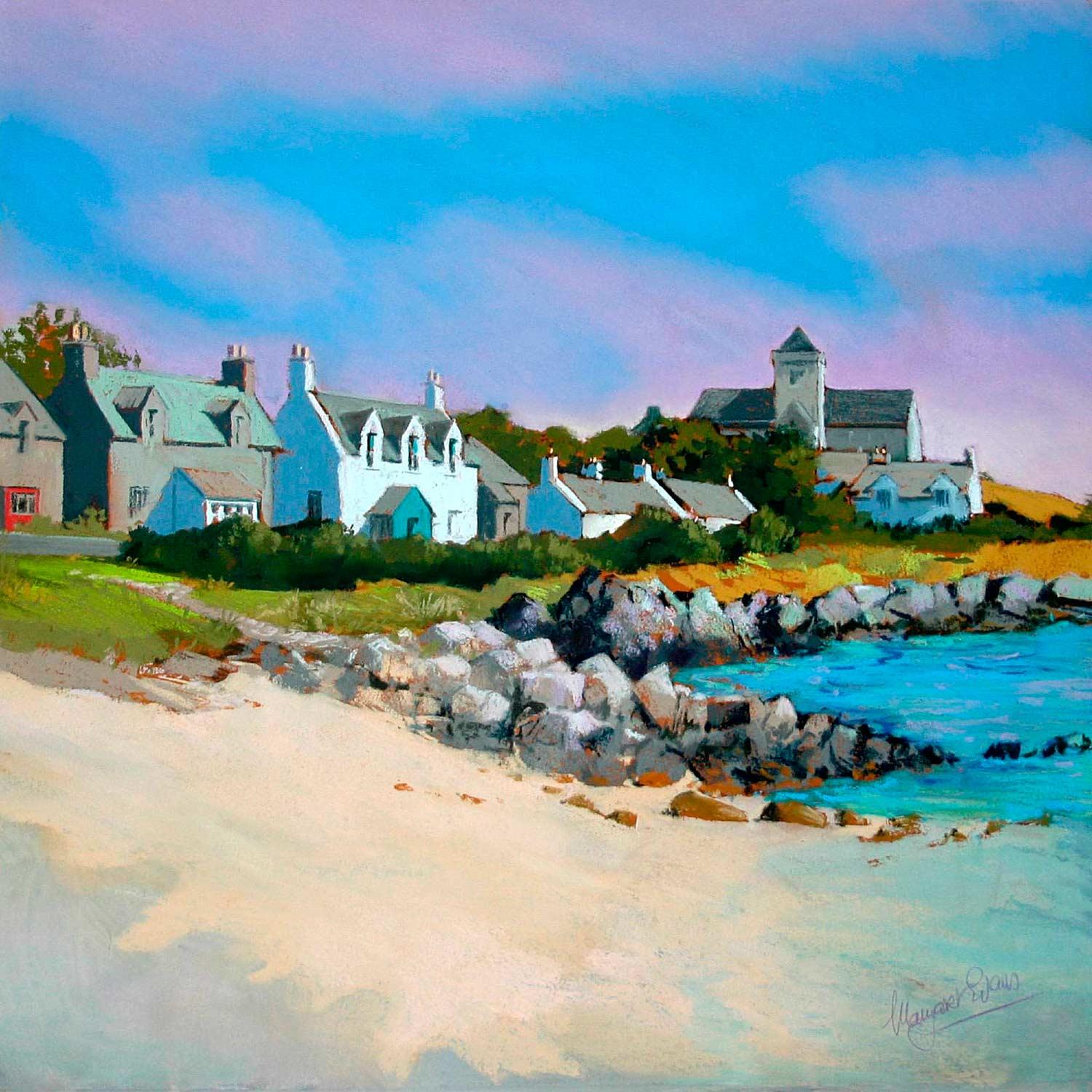 On the Rocks, Iona by Margaret Evans