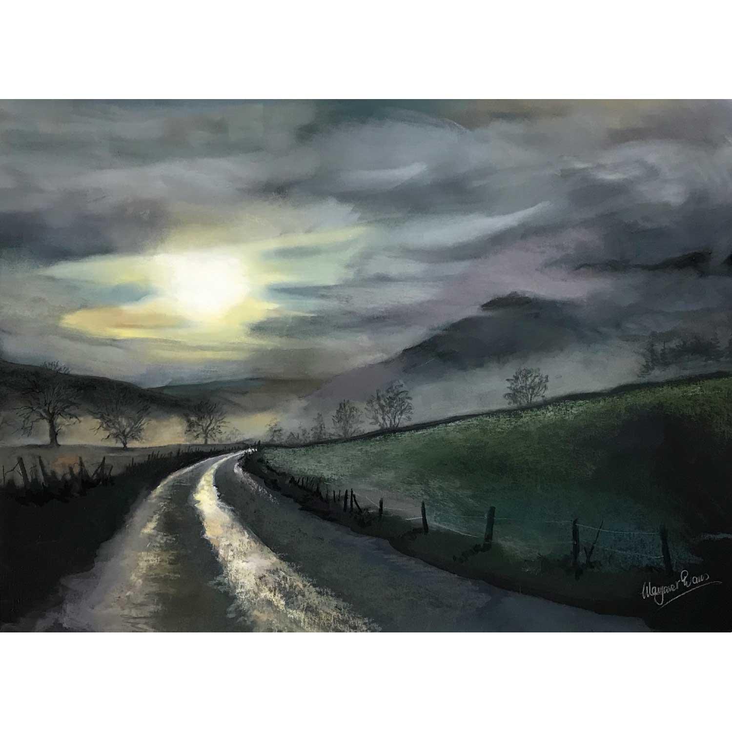 Moonlight in the Glen  by Margaret Evans