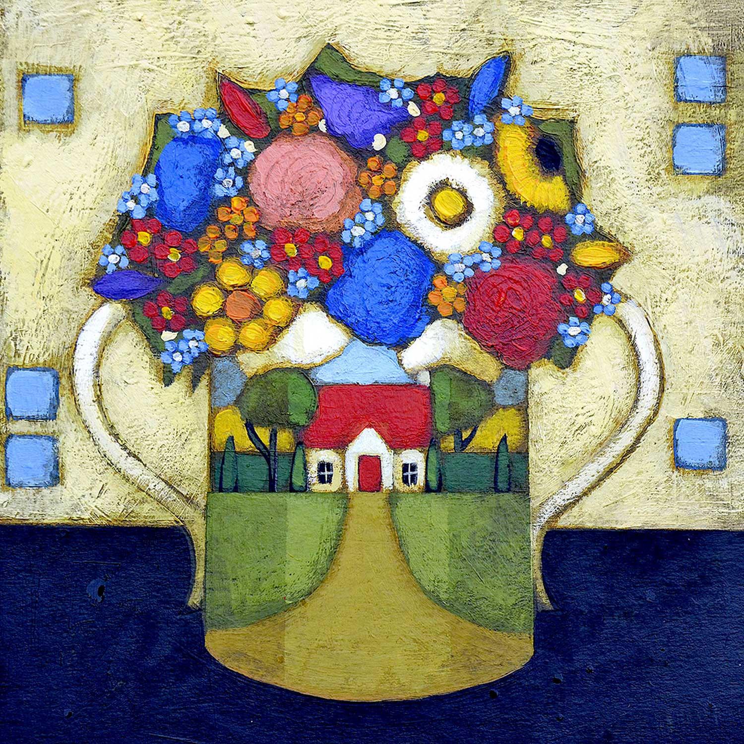 Little House Vase by Fiona Millar