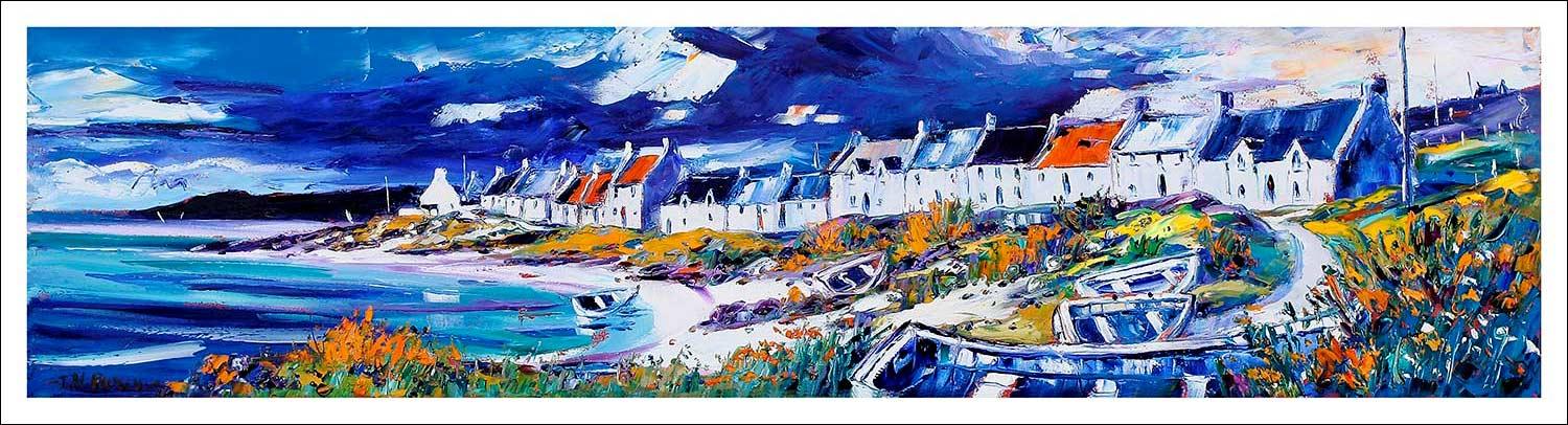 Portnahaven, Isle of Islay Art Print from an original painting by artist Jean Feeney