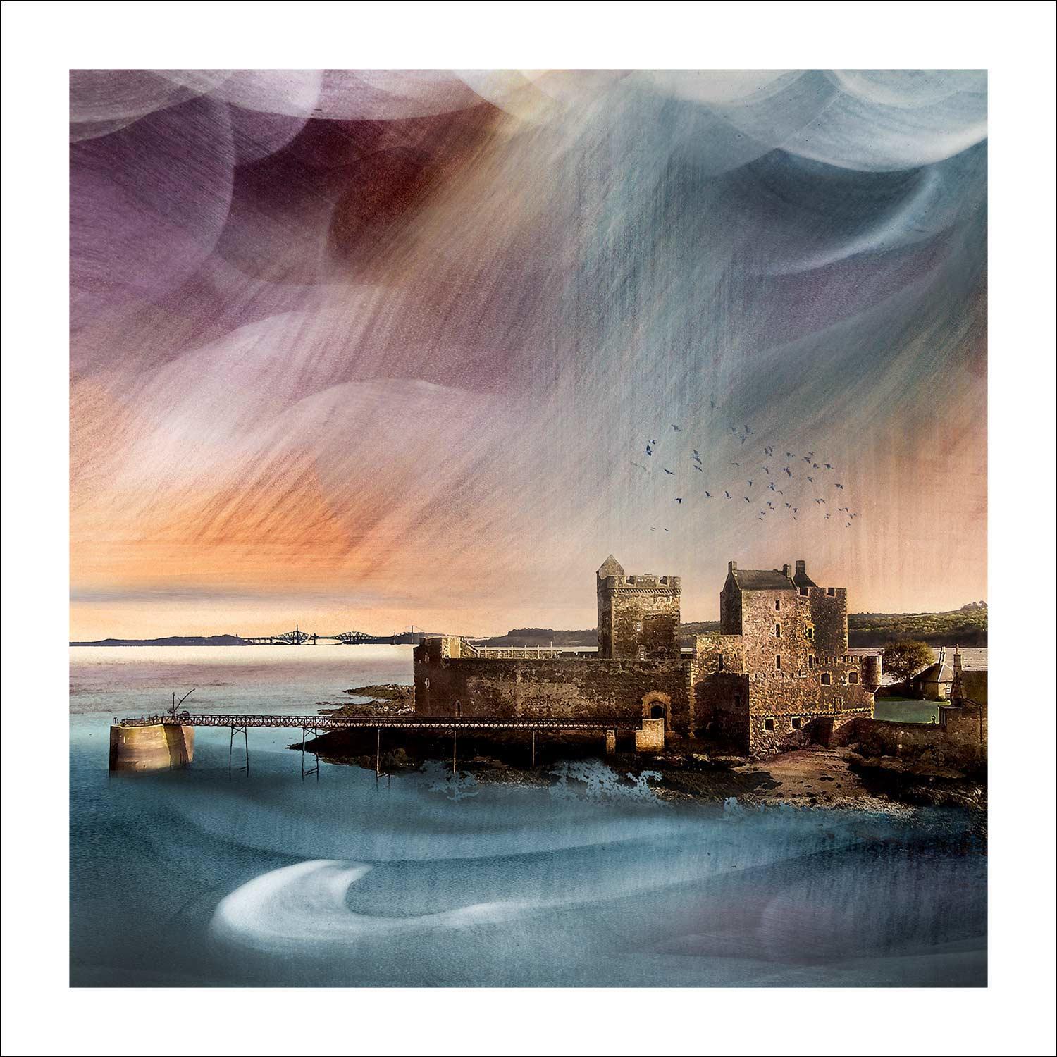 Blackness Castle Art Print from an original painting by artist Esther Cohen
