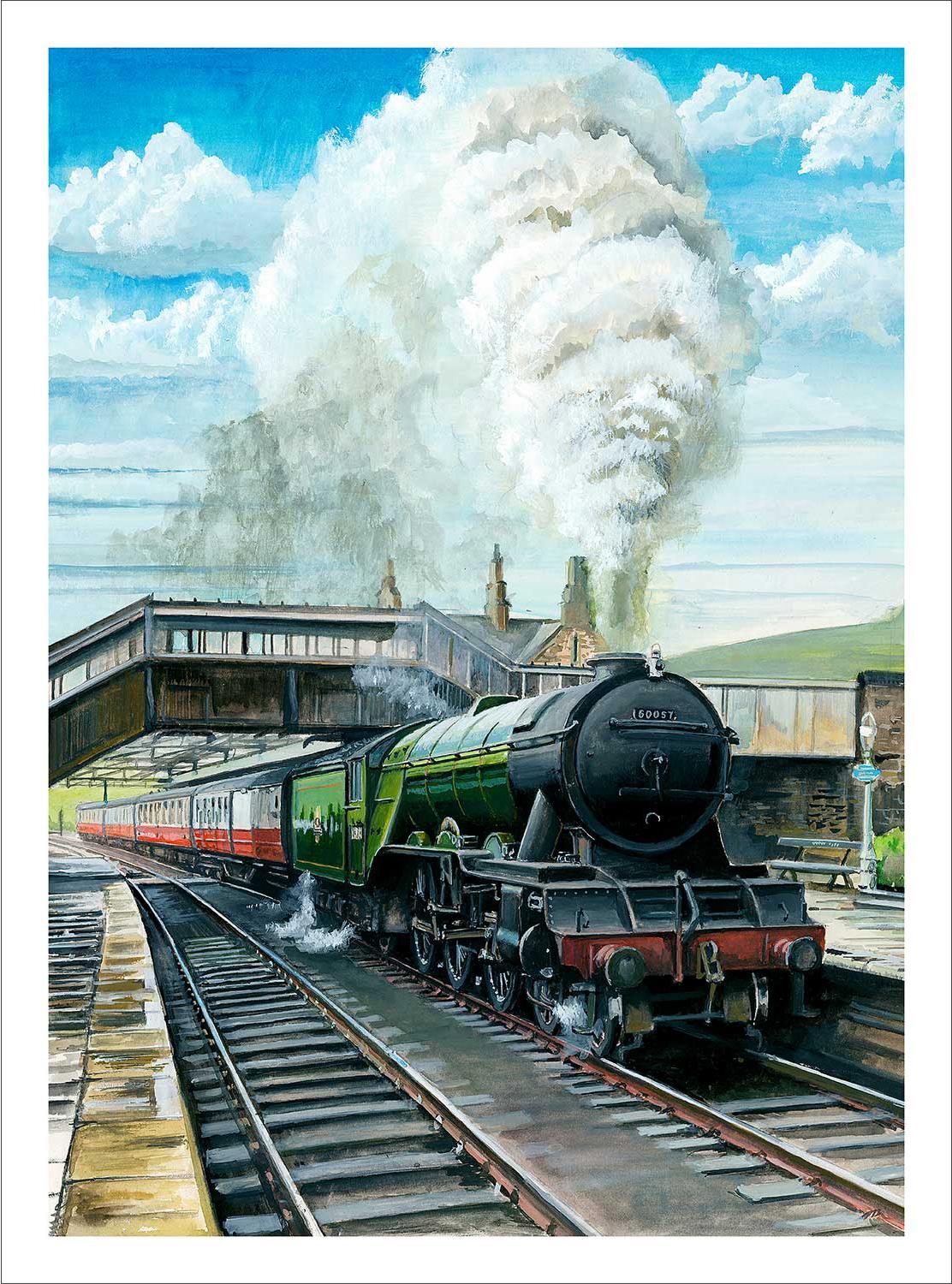 CR419 at the High Bridge Art Print from an original painted by artist Rod Harrison