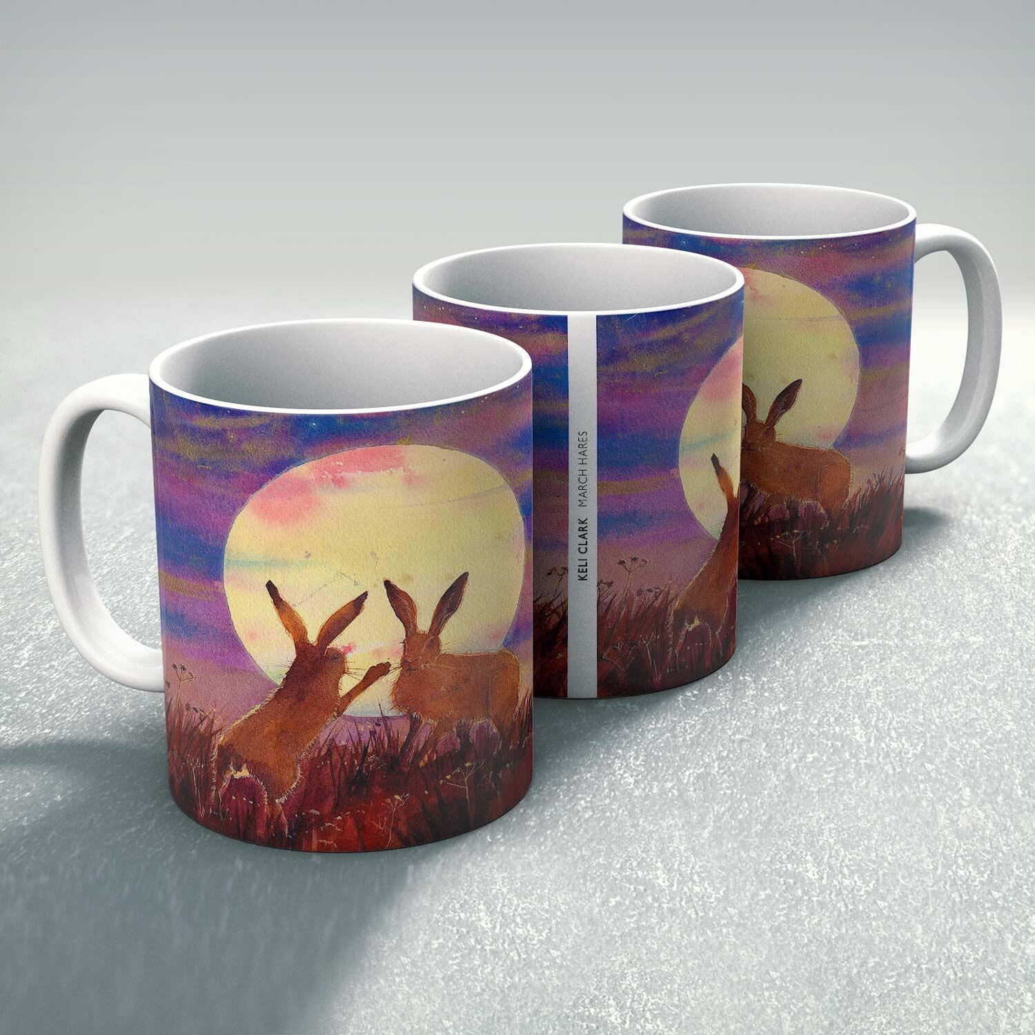 March Hares Ceramic Mug