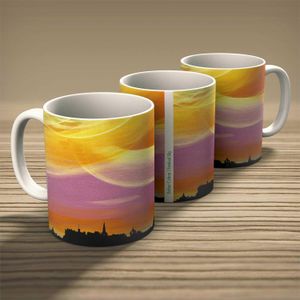 Festival Sky Mug from an original painting by artist Esther Cohen