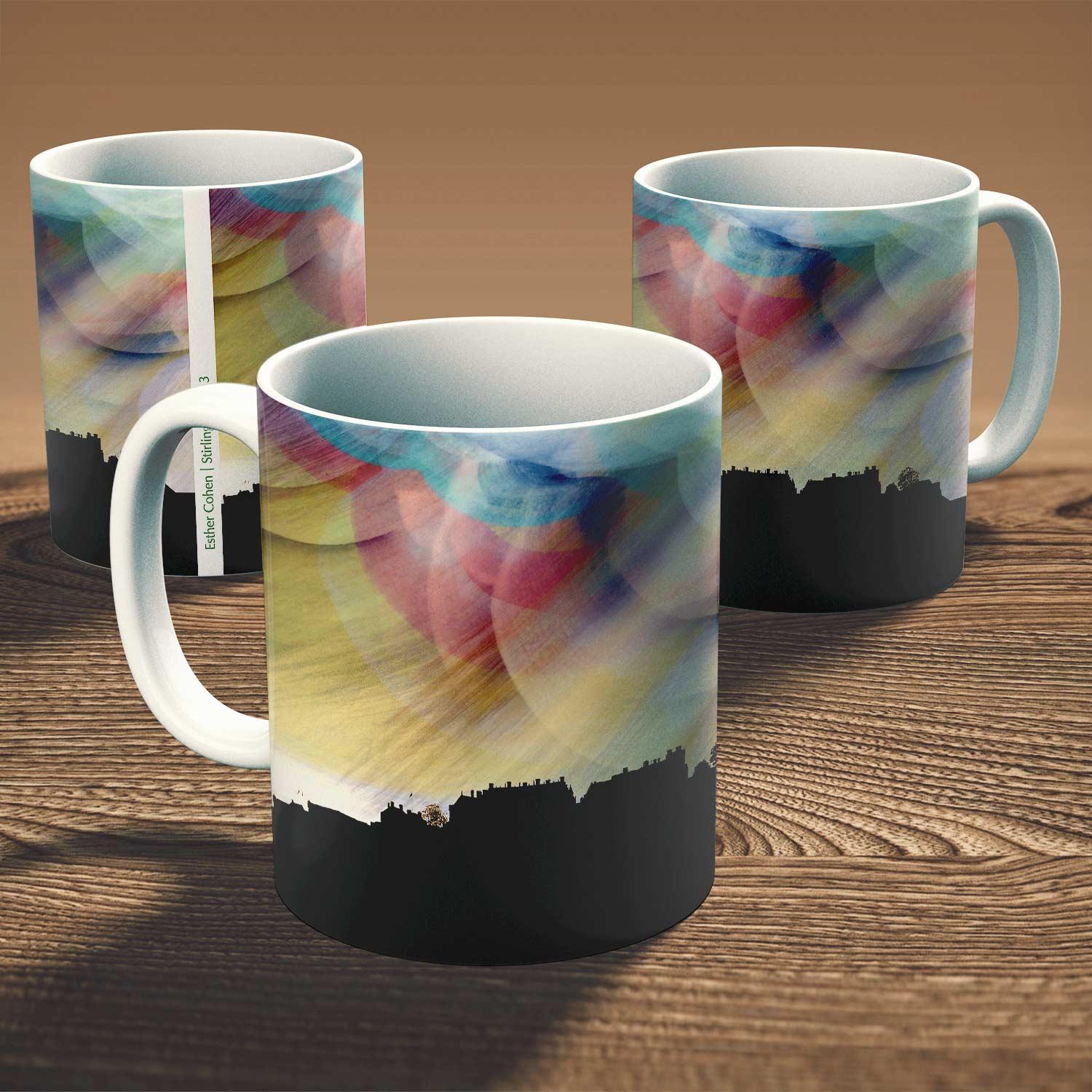 Stirling Castle 3 Mug from an original painting by artist Esther Cohen