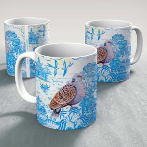 Willow Dove Mug from an original painting by artist Ingrid Nilsson
