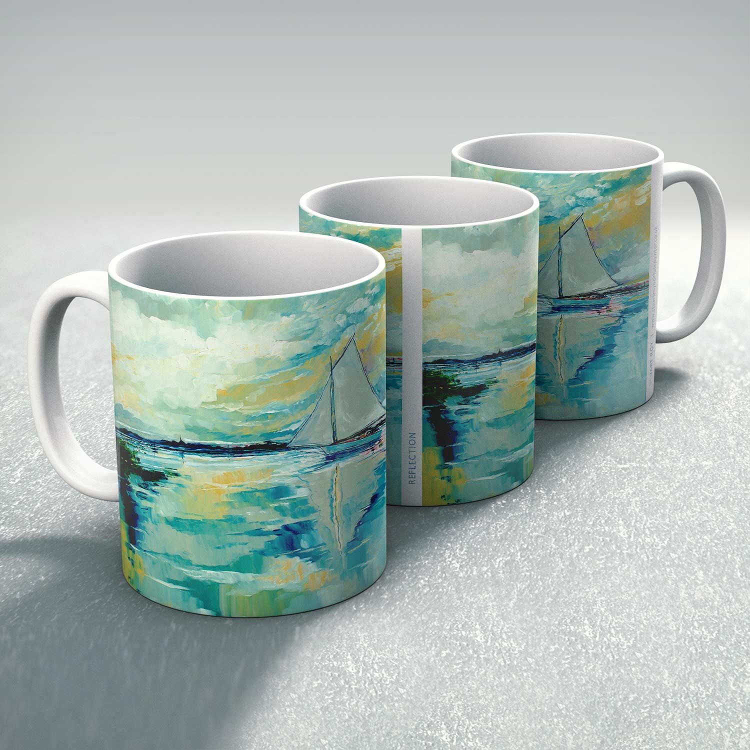 Reflection Mug from an original painting by artist Stuart Roy