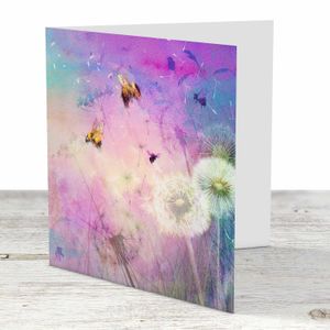 Clocks Greeting Card from an original painting by artist Lee Scammacca