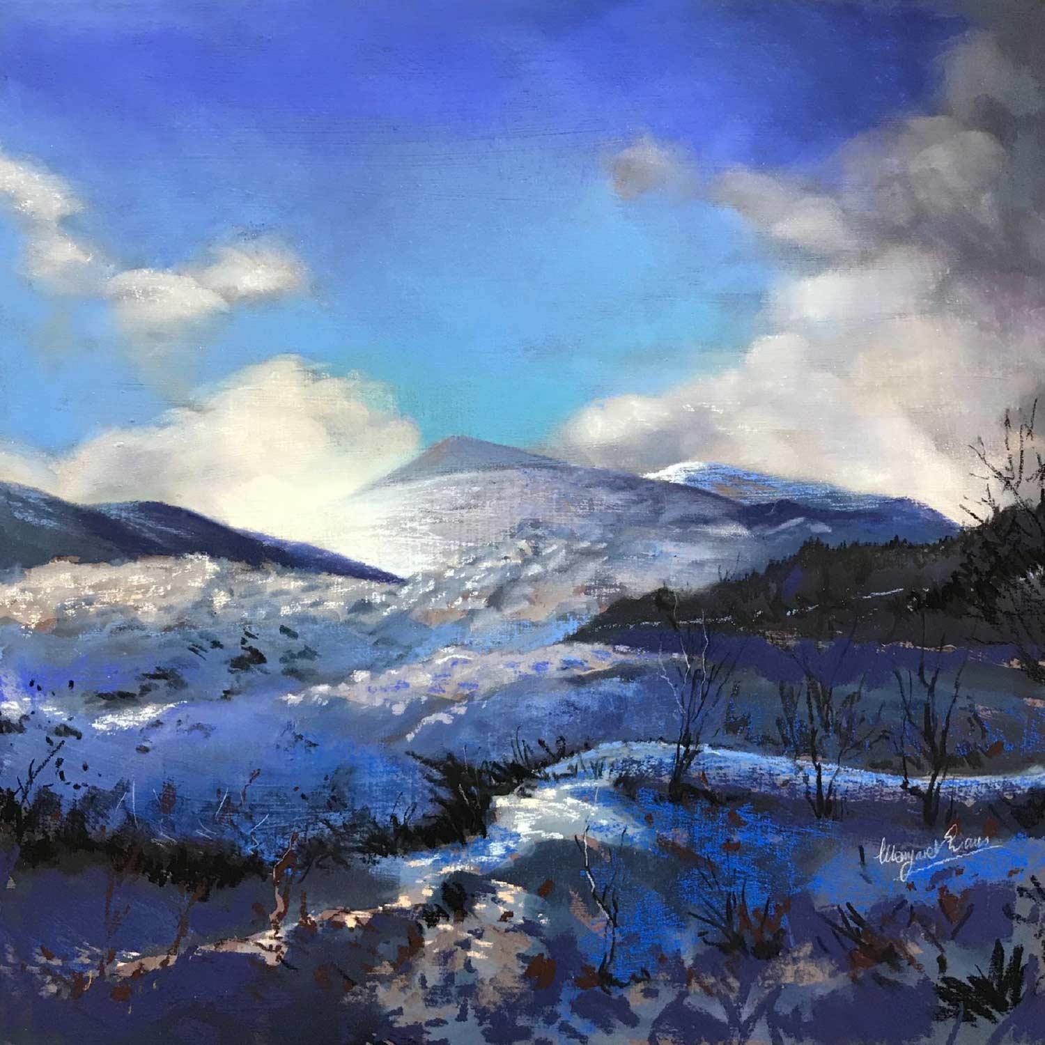 Blue Winter Glencoe by Margaret Evans