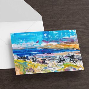 Achnahaird Greeting Card from an original painting by artist Clare Arbuthnott
