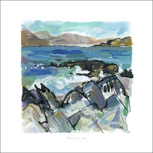 North End, Iona Art Print from an original painted by artist Clare Arbuthnott