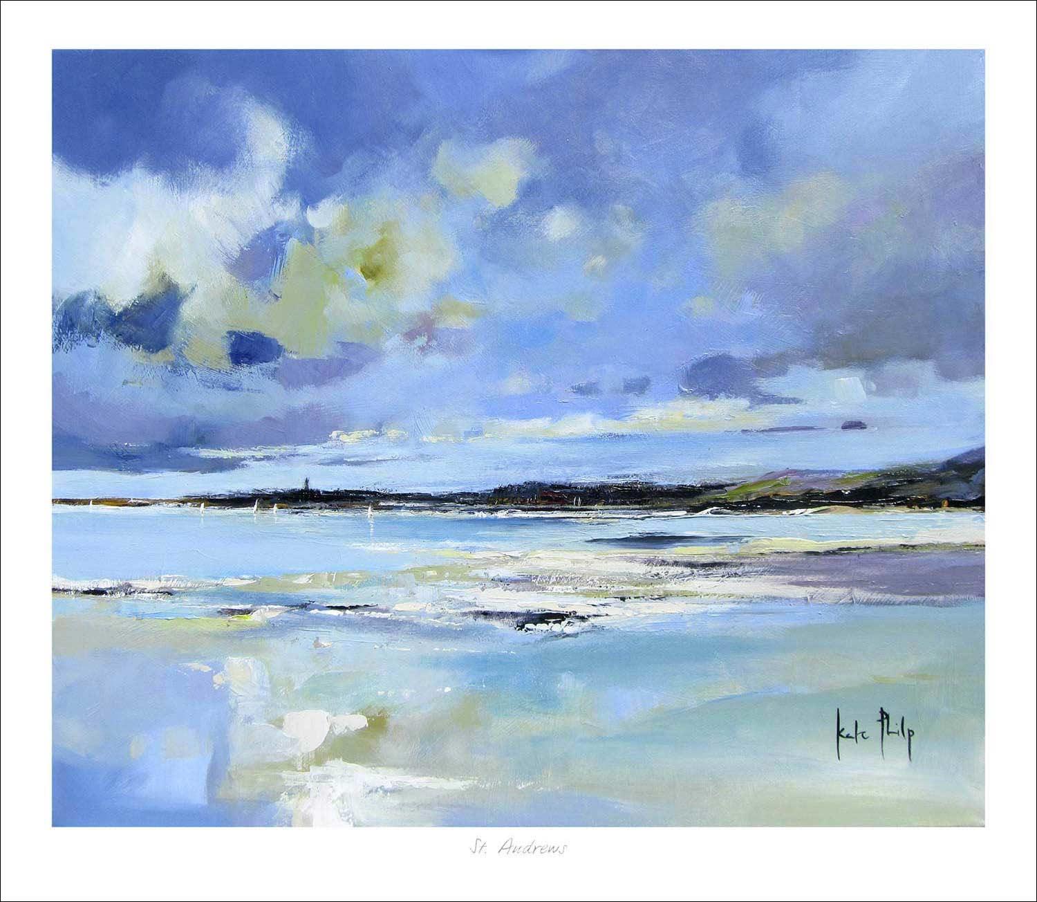 St. Andrews Art Print from an original painting by artist Kate Philp