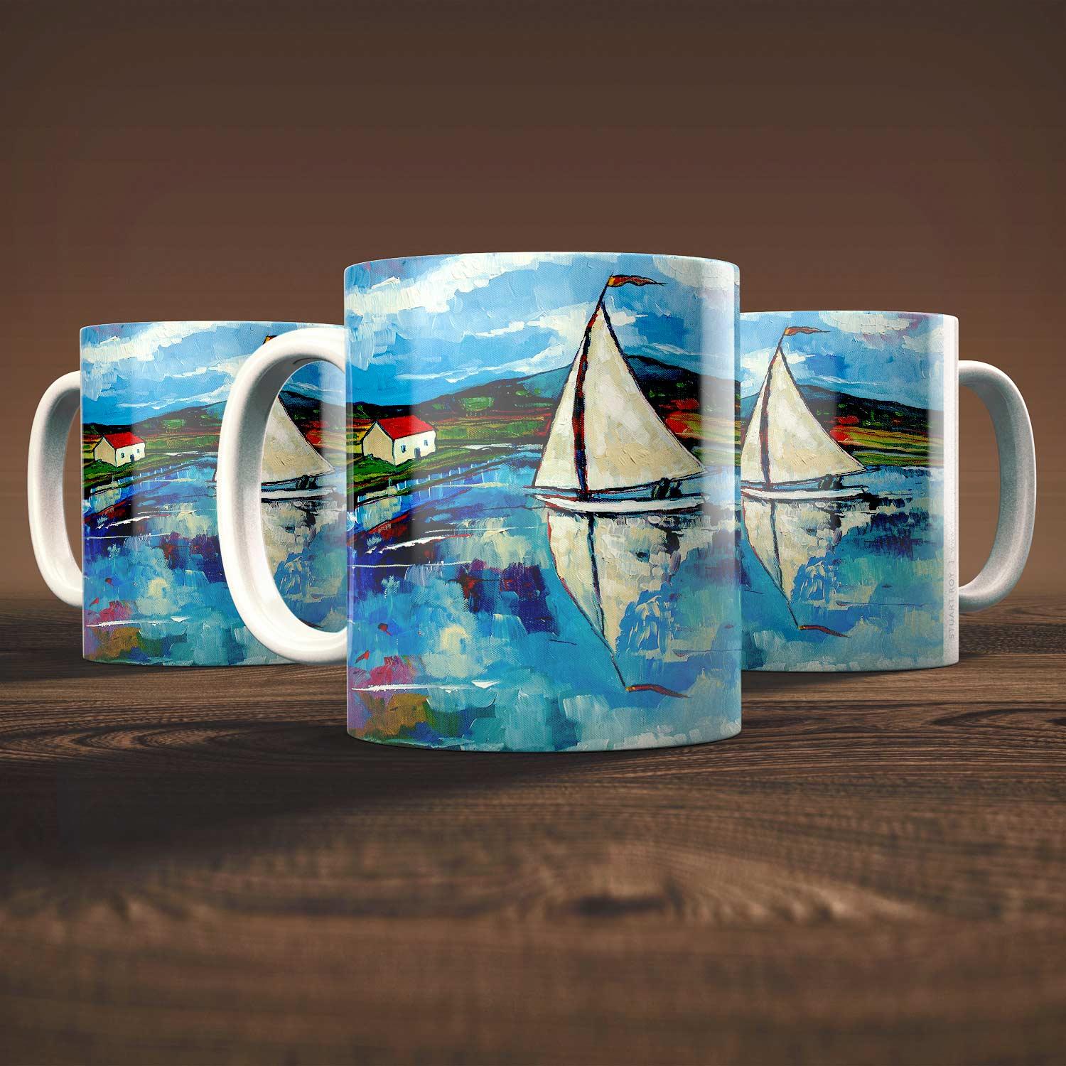 Nearly Home Mug from an original painting by artist Stuart Roy
