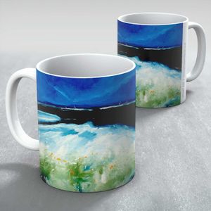 Distant Sails Mug from an original painting by artist Stuart Roy