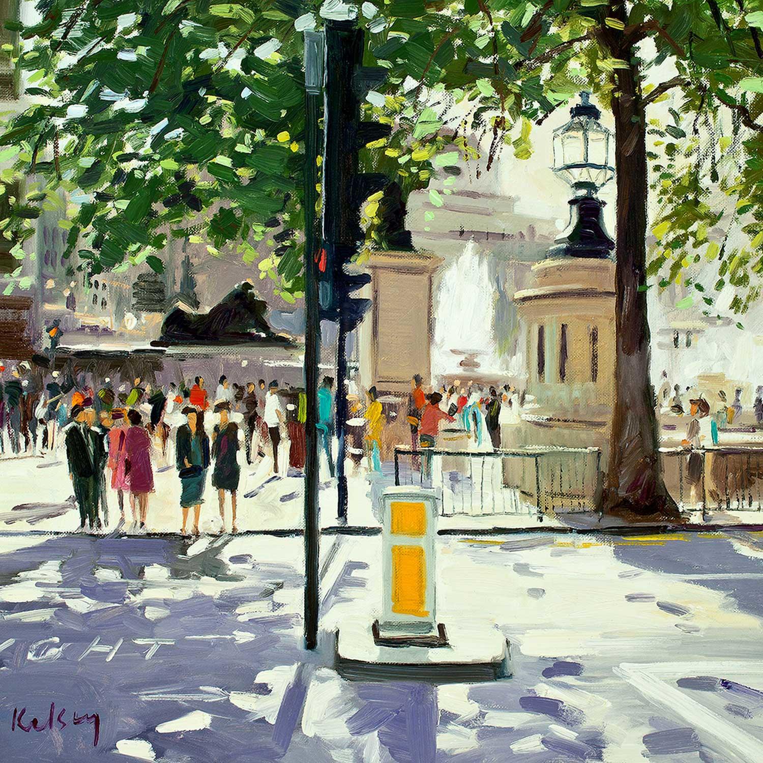 Summer Light Trafalgar Square by artist Robert Kelsey