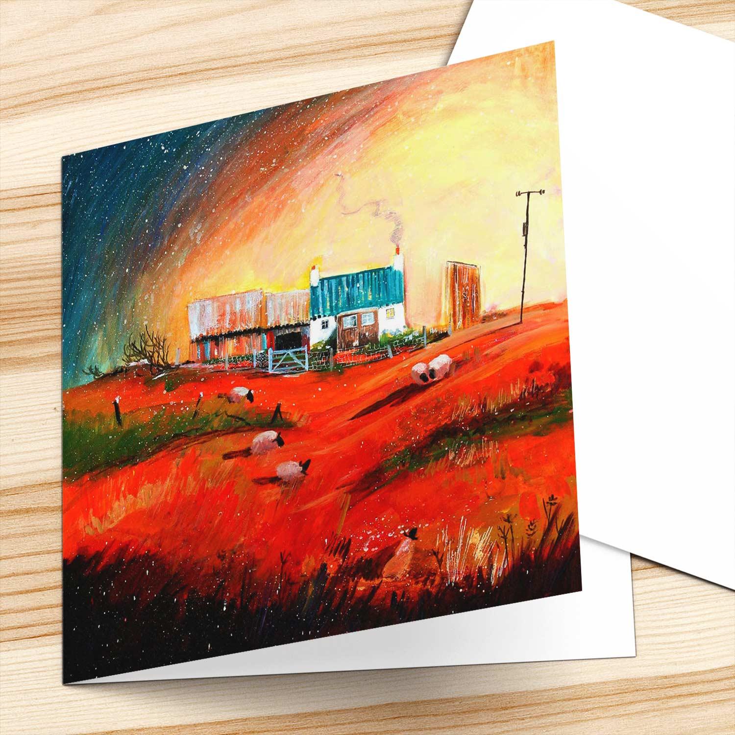 Storm Brewing Greeting Card from an original painting by artist Ann Vastano