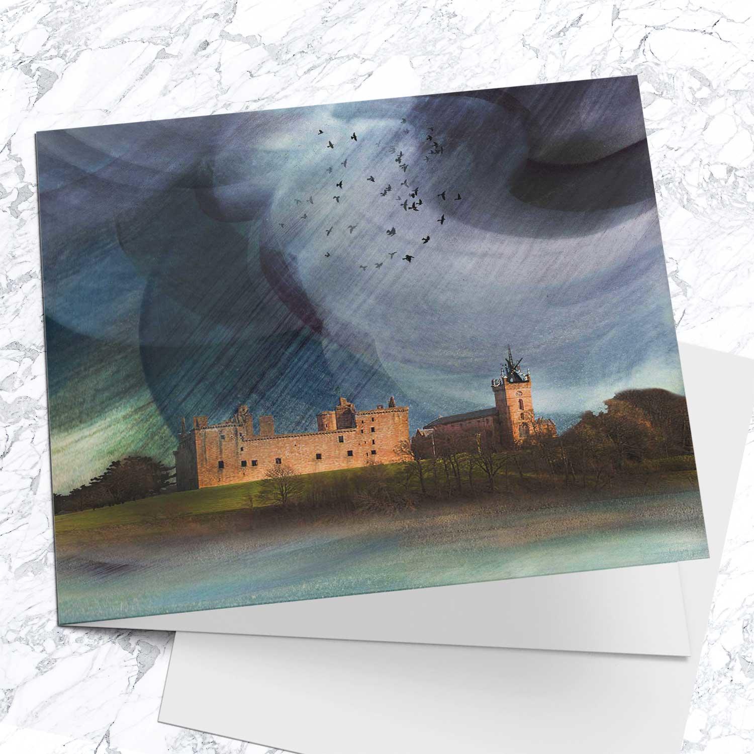 Linlithgow Palace, West Lothian Greeting Card from an original painting by artist Esther Cohen