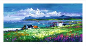 Spring, Brodick Bay Isle of Arran Art Print from an original painting by artist Jean Feeney