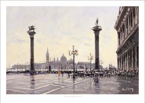 Morning Light, Venice Art Print from an original painting by artist Robert Kelsey