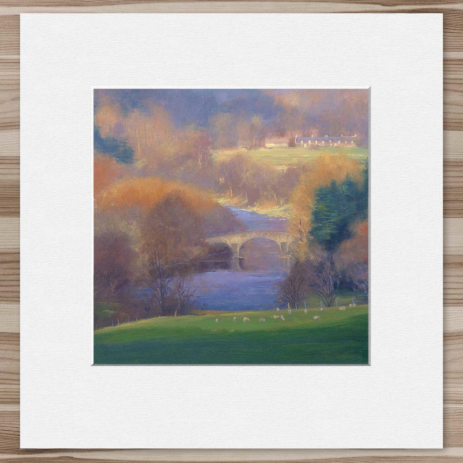 Spring Haze Mounted Card from an original painting by artist Colin Robertson