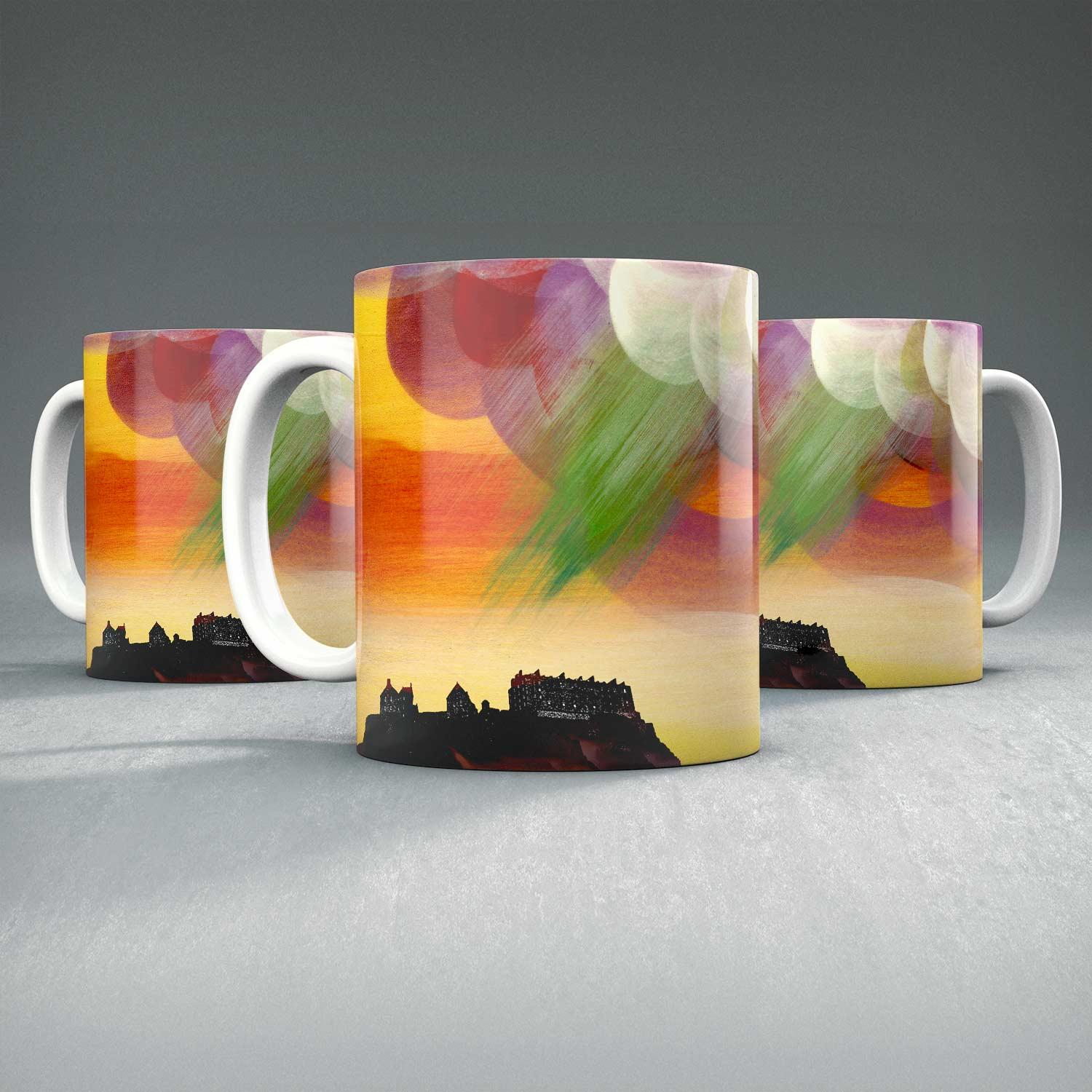 Edinburgh Castle Mug from an original painting by artist Esther Cohen