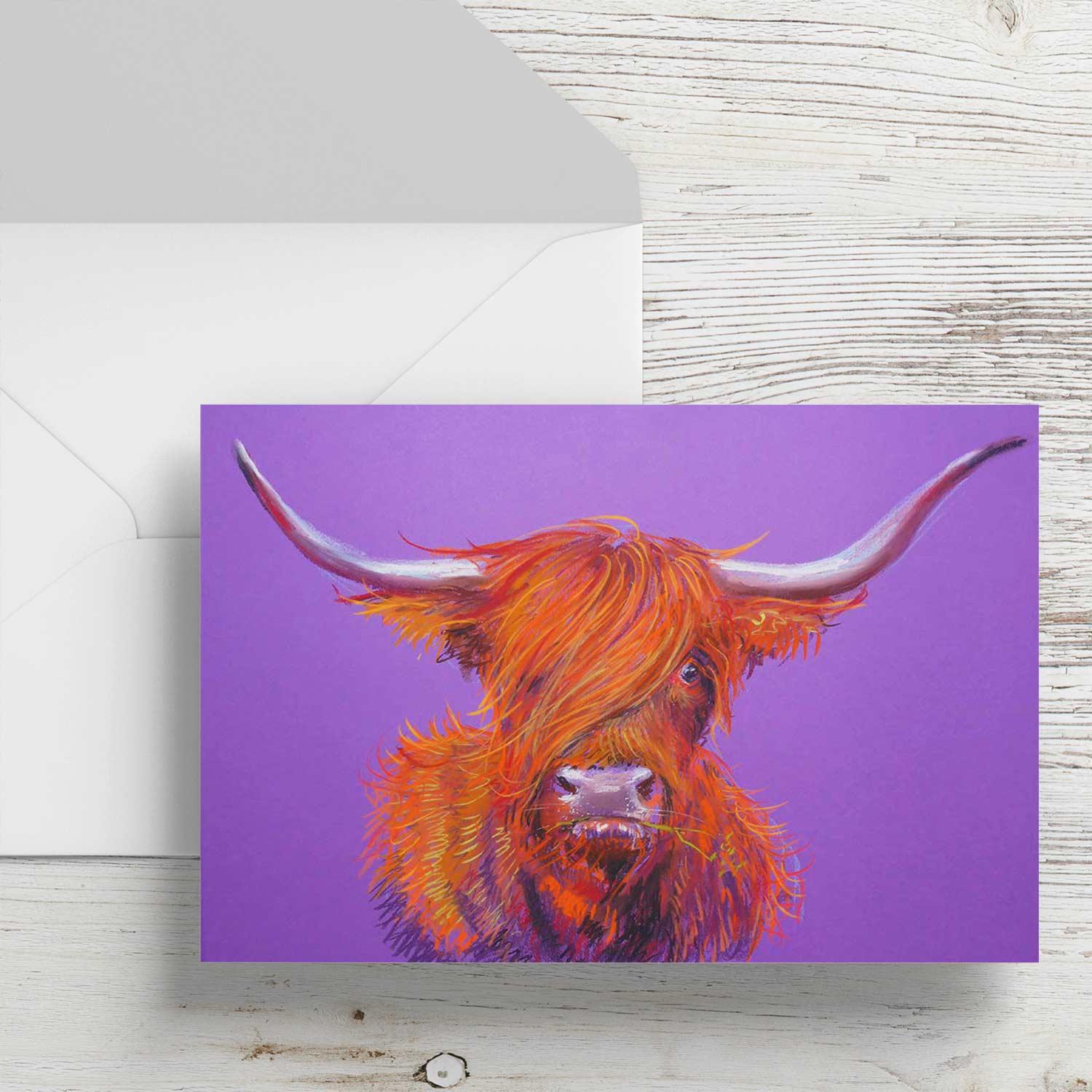 The Highlander Greeting Card from an original painting by artist Ann Vastano