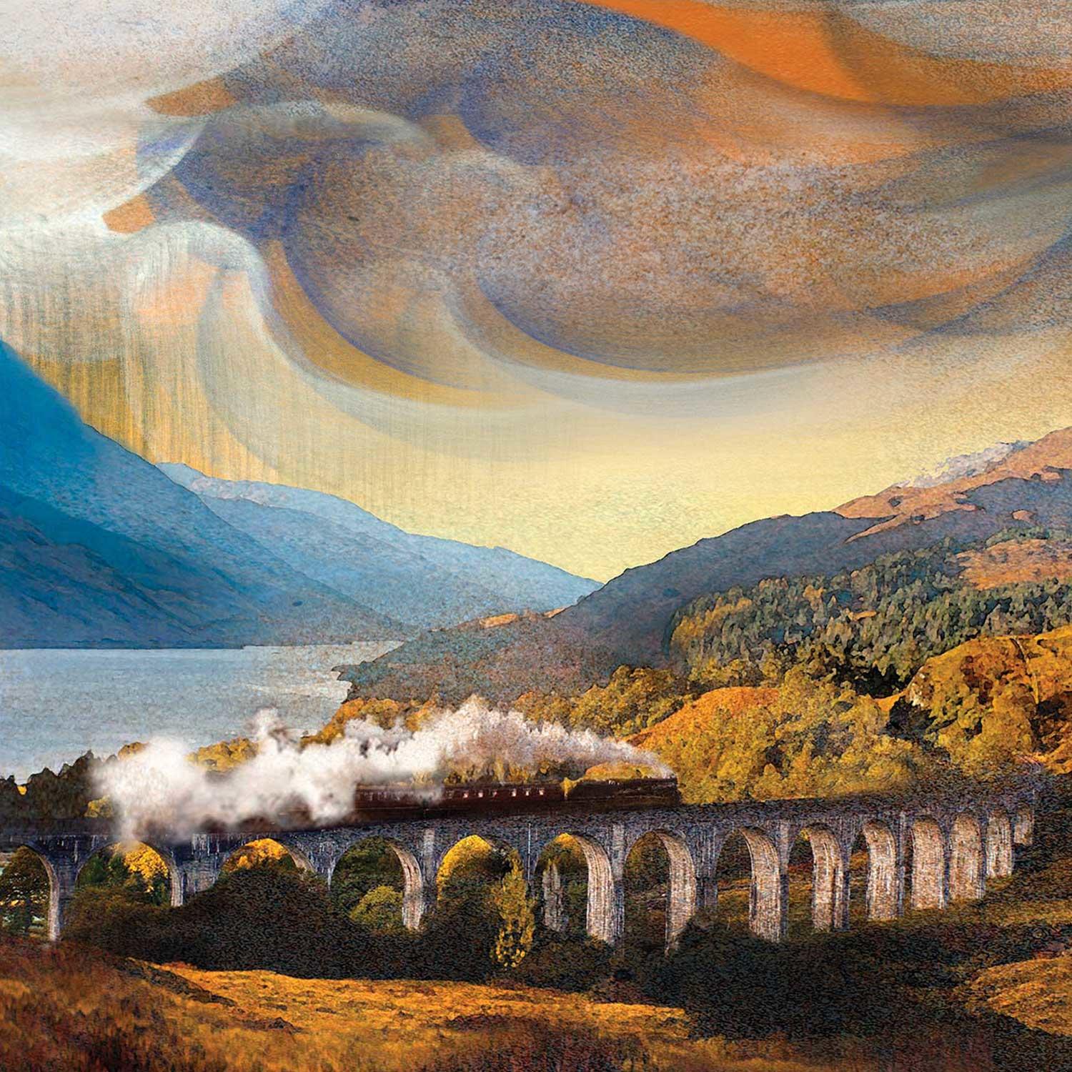 Steemin’ Up Glenfinnan, Inverness-shire by Esther Cohen