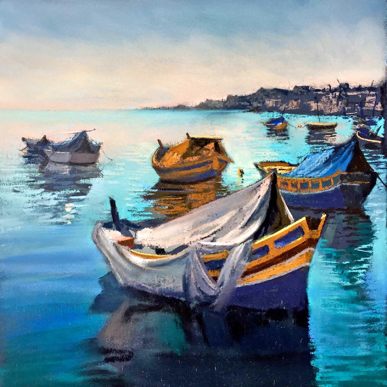 Reflections, Malta by Margaret Evans