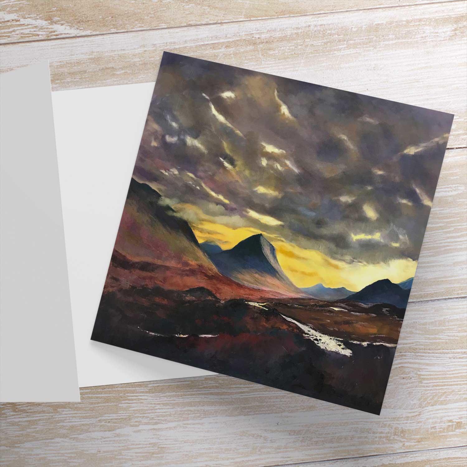 Evenfall by the Cullins Greeting Card from an original painting by artist Margaret Evans