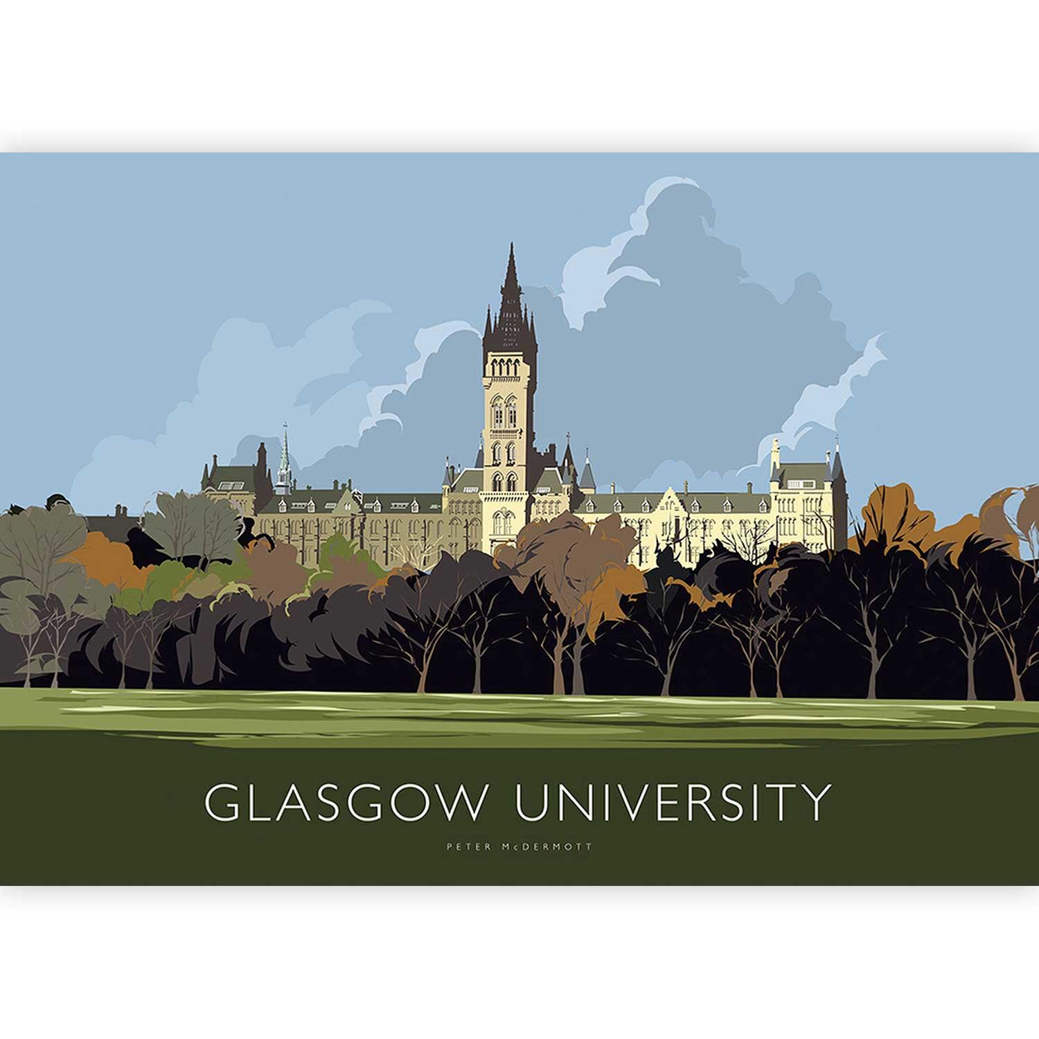 Glasgow University by Peter McDermott