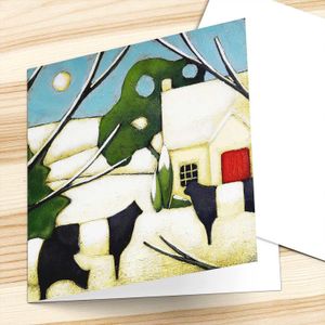 Winter Galloway Greeting Card from an original painting by artist Fiona Millar