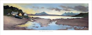 From Portree to the Cuillin Art Print from an original painting by artist Margaret Evans