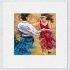 In a Spin Mounted Card from an original painting by artist Janet McCrorie