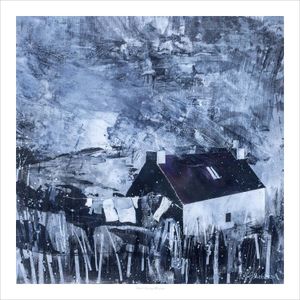 North Facing Window Art Print from an original painting by artist Fiona Matheson
