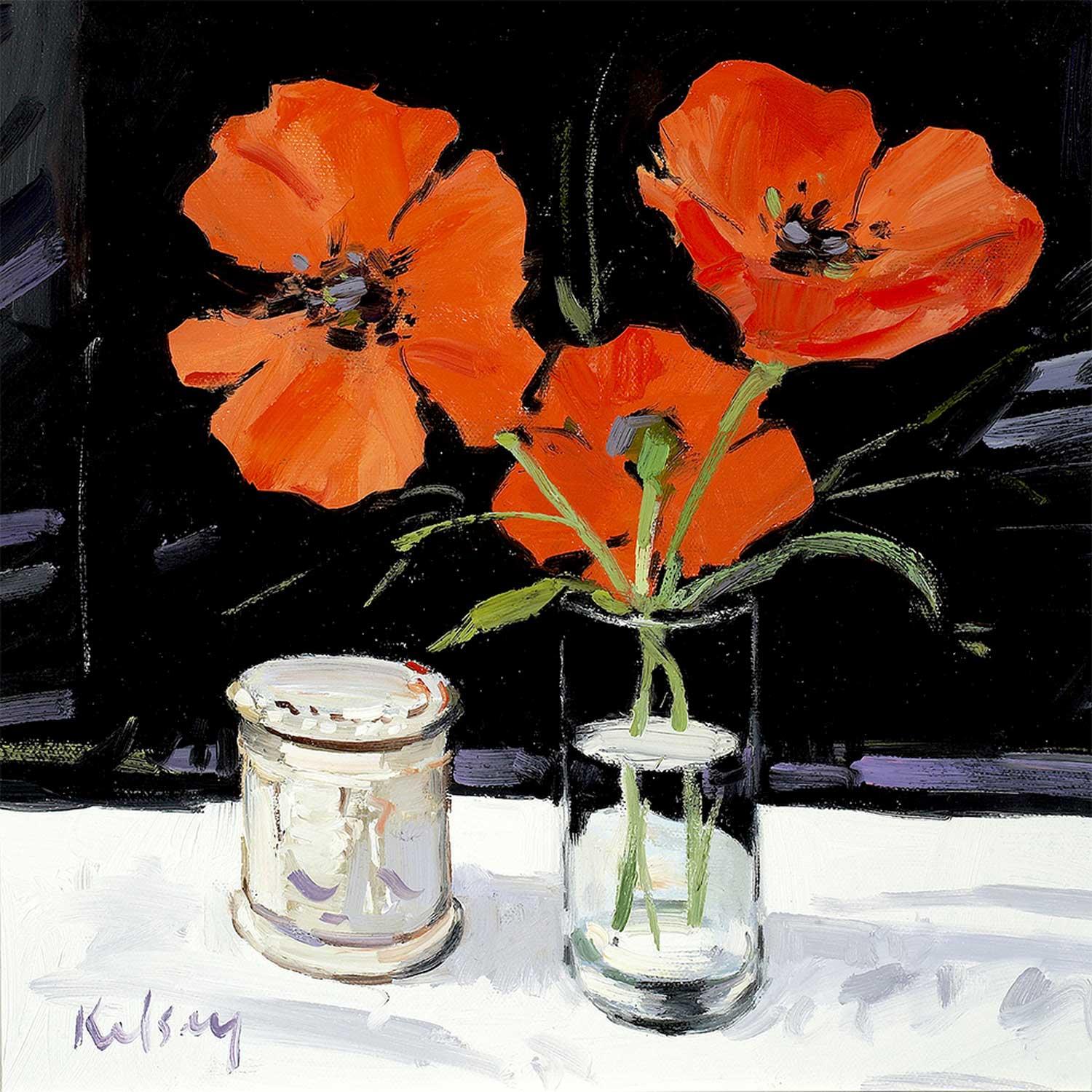 Poppies by artist Robert Kelsey