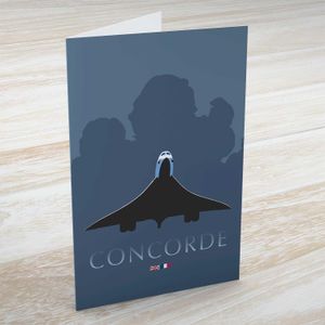 Concorde Greeting Card from an original painting by artist Peter McDermott