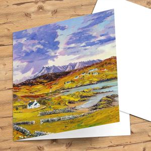 Ullinish Greeting Card from an original painting by artist John Bathgate
