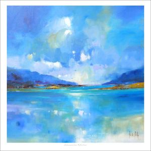 Ardnamurchan Reflections Art Print from an original painting by artist Kate Philp