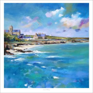Iona Abbey Art Print from an original painting by artist Kate Philp