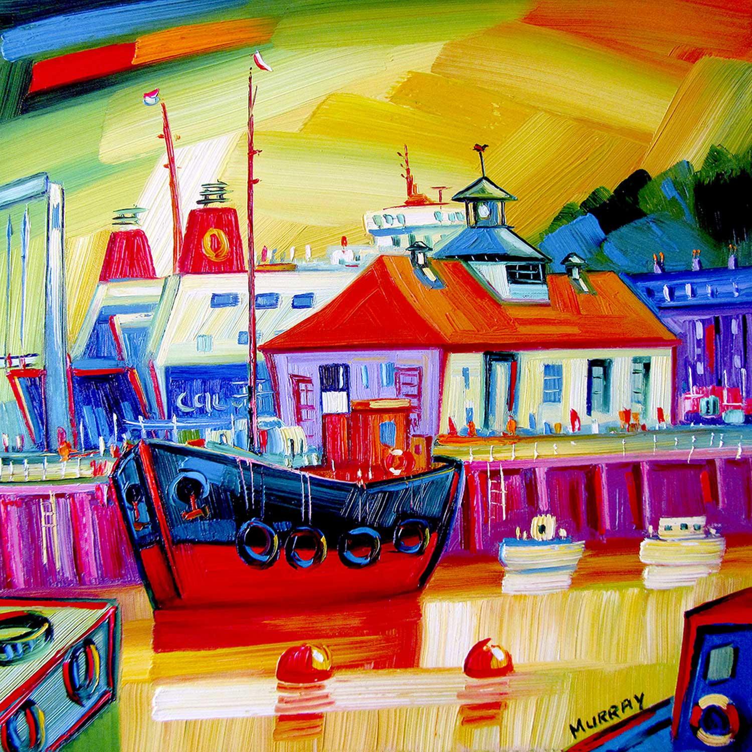Rothesay Harbour by artist Raymond Murray