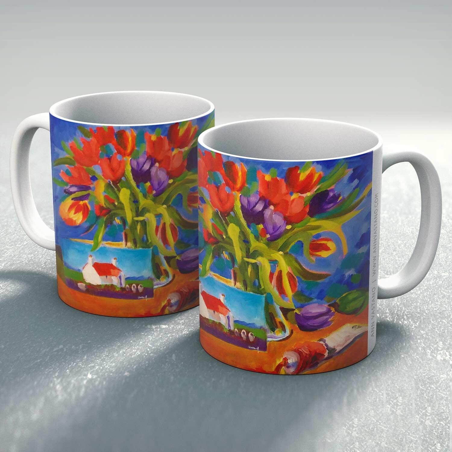 A Pause for Thought Ceramic Mug by Ann Vastano