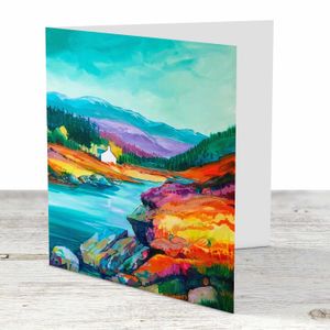 Glen Feshie Greeting Card from an original painting by artist Ann Vastano