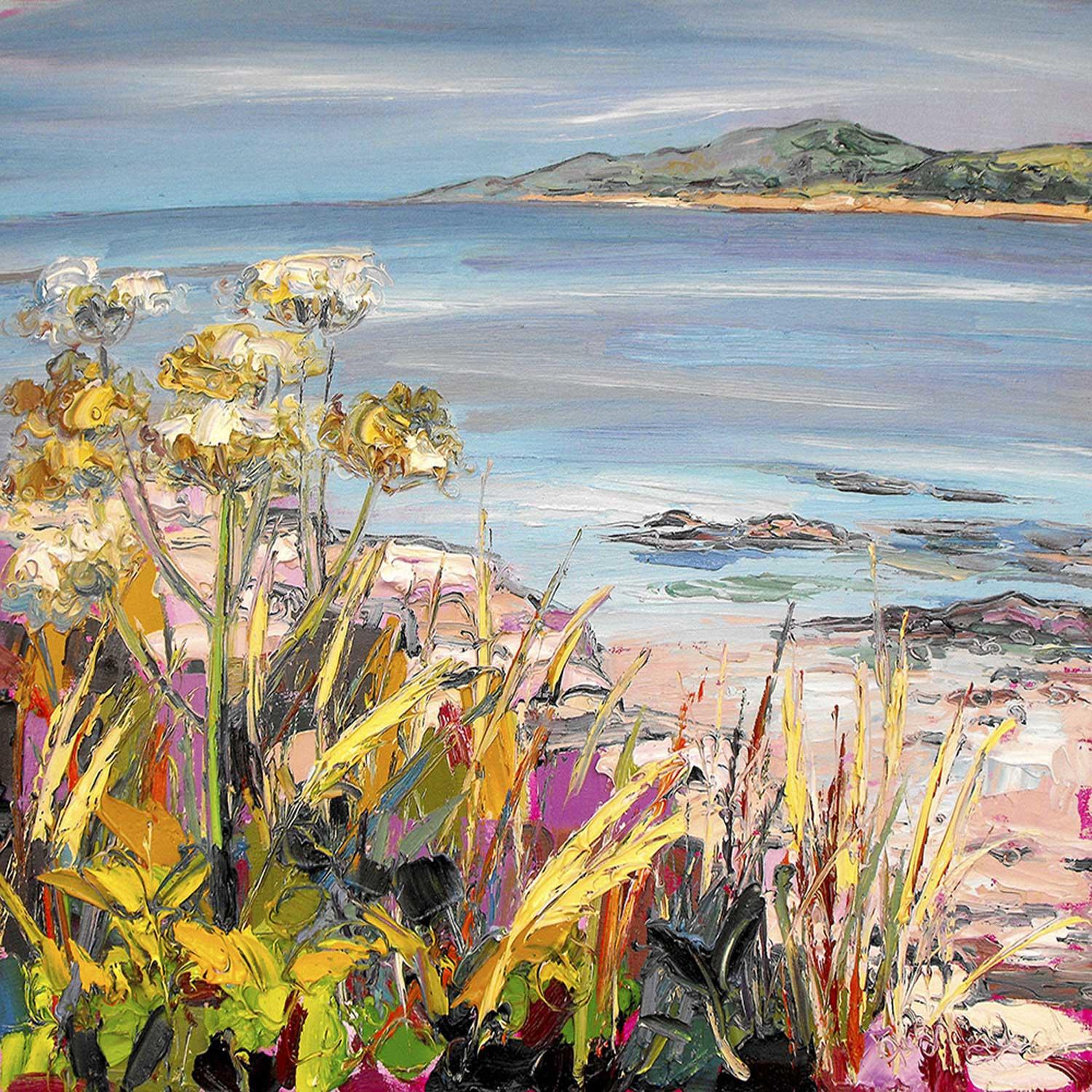 Afternoon Sun at the White Sands, Morar by Judith I Bridgland