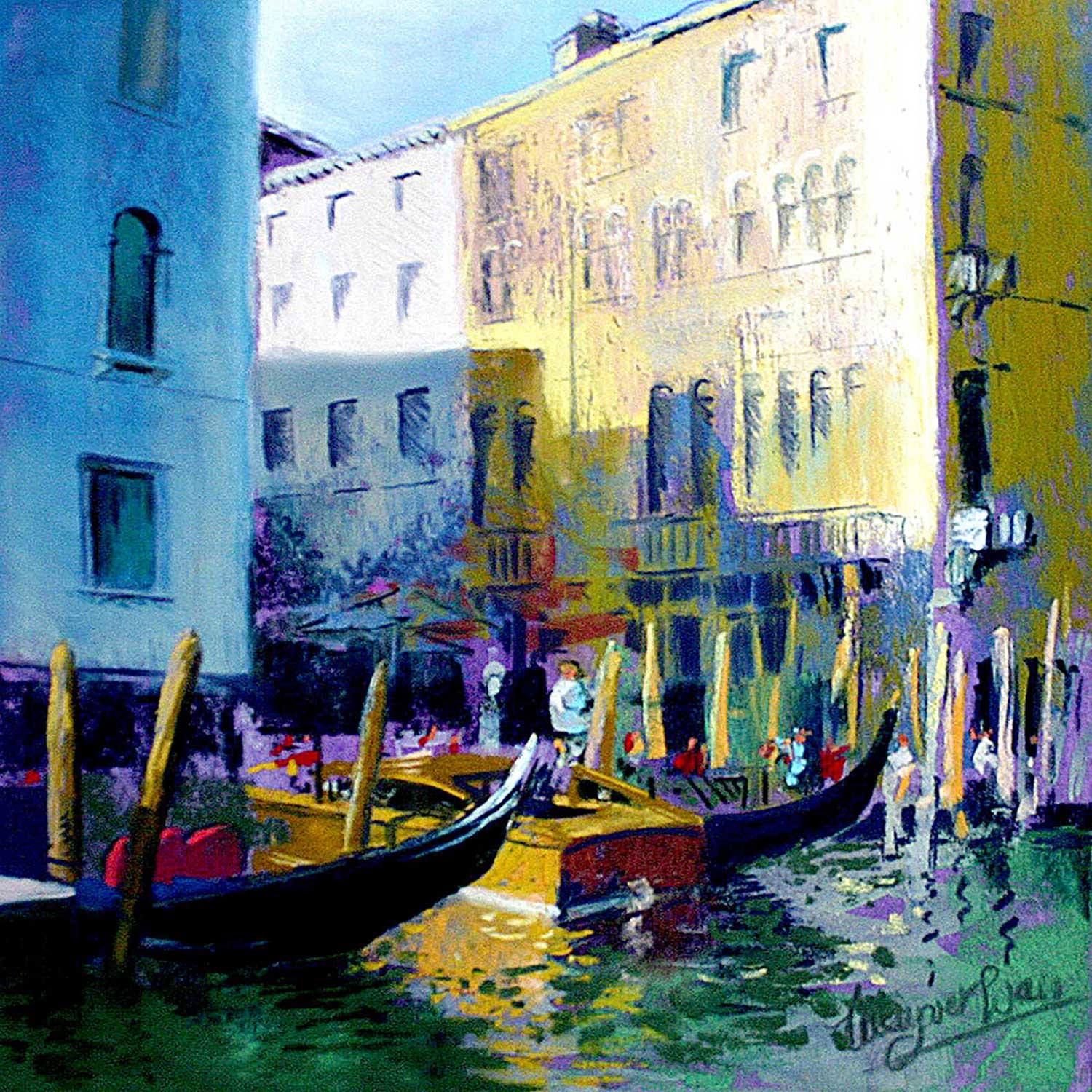 Grand Canal Shadows by Margaret Evans