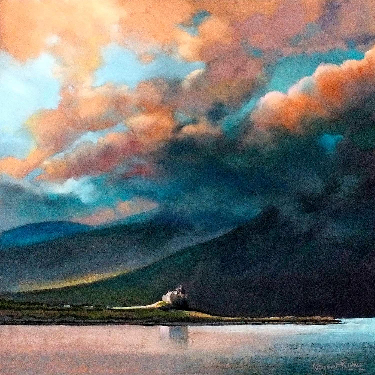 Storm Clouds over Mull by Margaret Evans