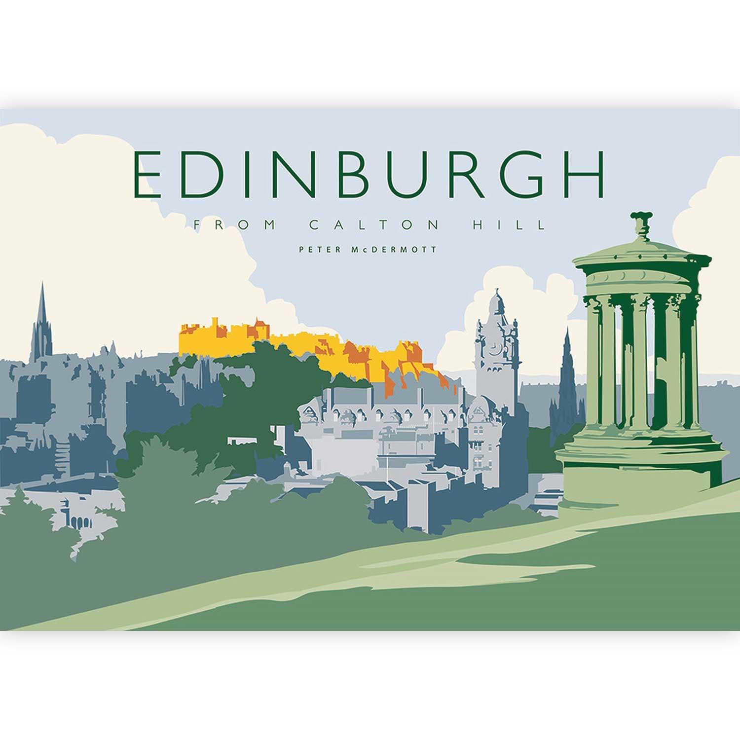 Edinburgh from Calton Hill by Peter McDermott